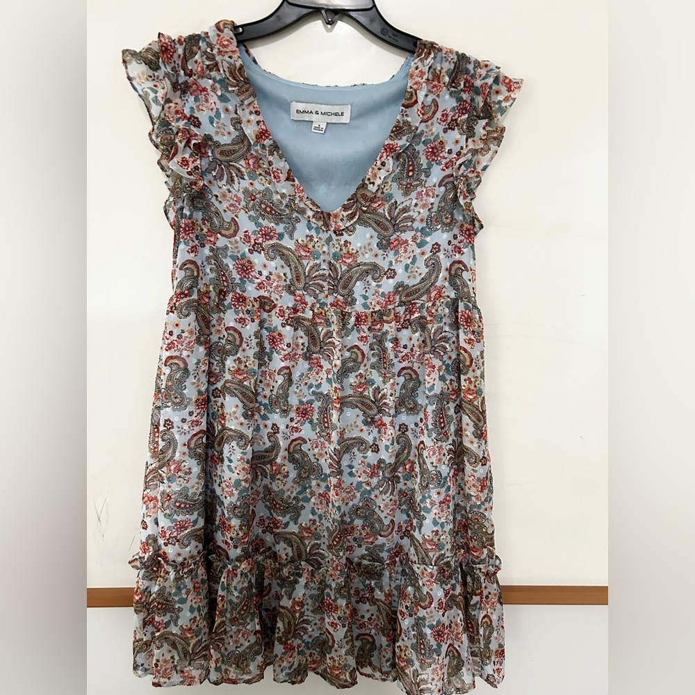 Emma & Michele Floral Paisley Dress